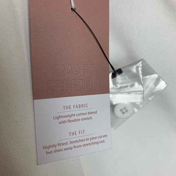 Lane Bryant white Allie shorts - Picture 4 of 7